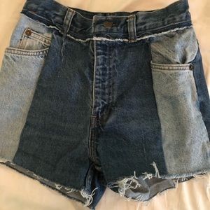 Denim shorts